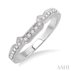 ASHI Diamond Wedding Band 21598PPFHWG-WB