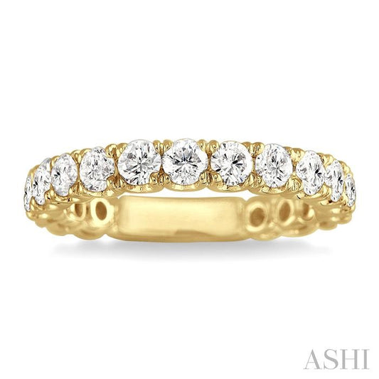ASHI Diamond Wedding Band 21830PPFRYG-WB-1.20