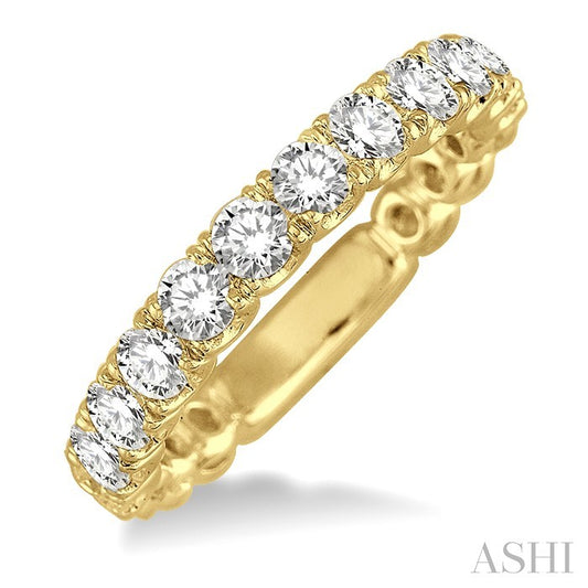 ASHI Diamond Wedding Band 21832PPFRYG-WB