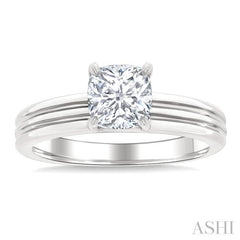 ASHI Cushion Shape Semi-Mount Diamond Engagement Ring 219M9PPFGWG-SM-CU