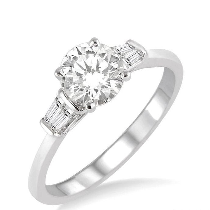 Parkplace Jewelers Round Shape Diamond Engagement Ring 254L2PPFHWG-LE-RD
