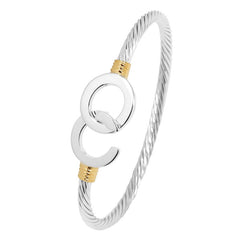 Ocean City Collection Ocean City Hook Cable Bangle OCMC5CBL70