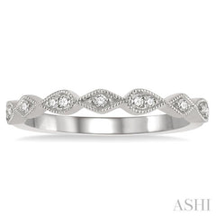 ASHI Diamond Wedding Band 221L8PPFHWG-WB
