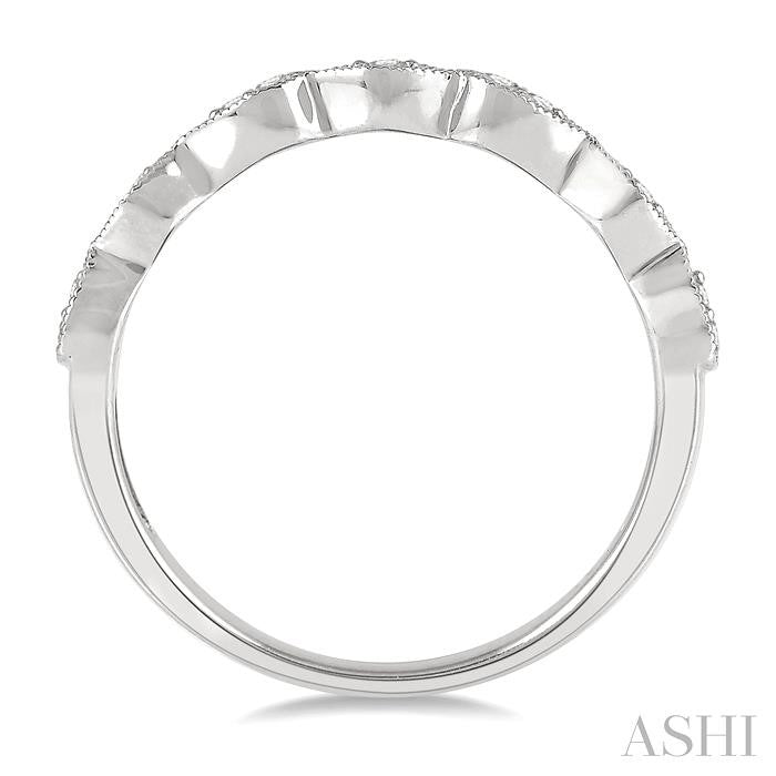 ASHI Diamond Wedding Band 221L8PPFHWG-WB