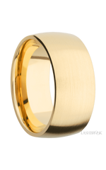 10 mm wide Domed 14K Yellow Gold band.