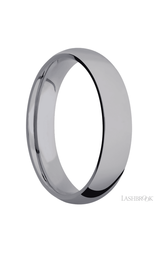 5 mm wide Domed Tantalum band.