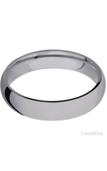5 mm wide Domed Tantalum band.
