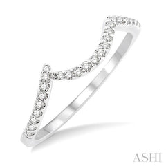 ASHI Diamond Wedding Band 22568PPFHWG-WB