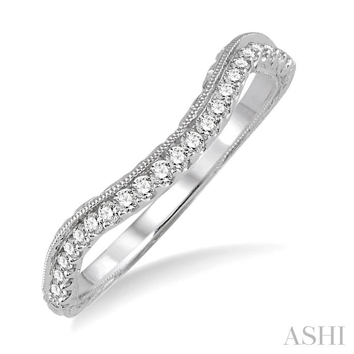 ASHI Diamond Wedding Band 22687PPFVWG-WB