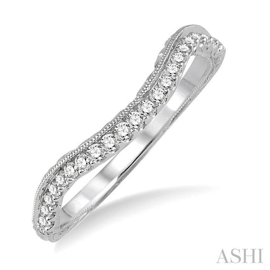 ASHI Diamond Wedding Band 22687PPFVWG-WB