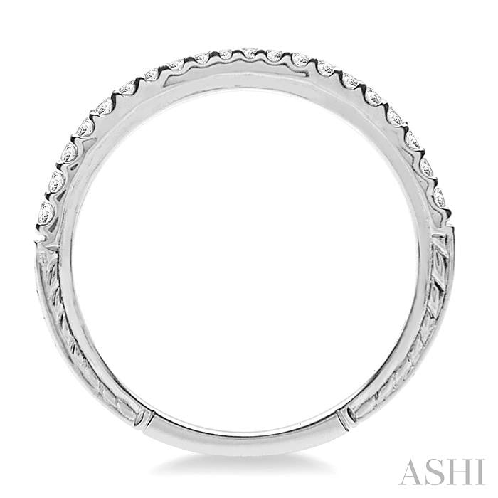 ASHI Diamond Wedding Band 22737PPFVWG-WB