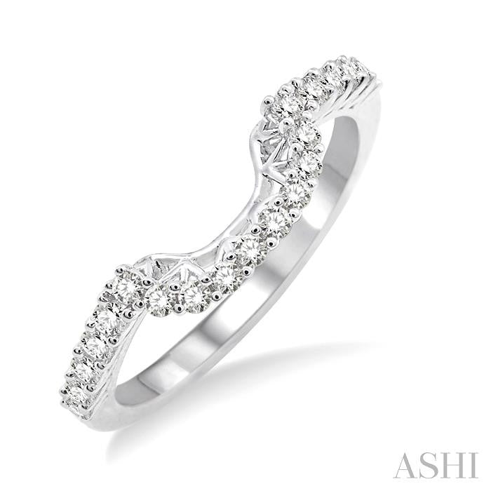 ASHI Diamond Wedding Band 22795PPFRWG-WB