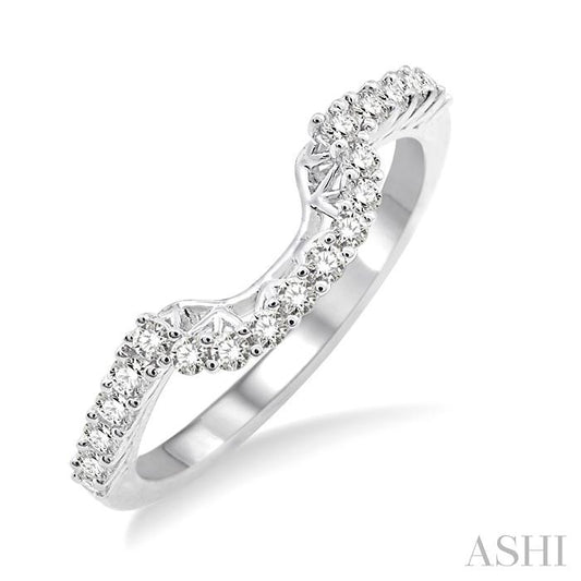 ASHI Diamond Wedding Band 22795PPFRWG-WB
