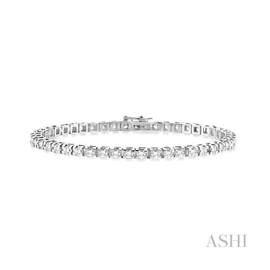 ASHI Diamond Tennis Bracelet 70165PPFGWG