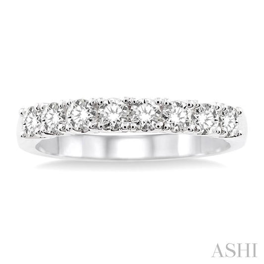 ASHI Diamond Wedding Band 23613PPFRWG-WB
