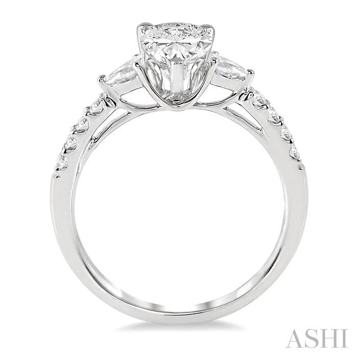 ASHI Pear Shape Diamond Engagement Ring 23712PPFHWG-LE-PR