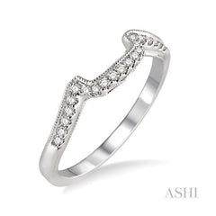 ASHI Diamond Wedding Band 15848PPFHWG-WB