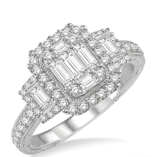 Parkplace Jewelers Halo Fusion Diamond Engagement Ring 115B2PPFVWG