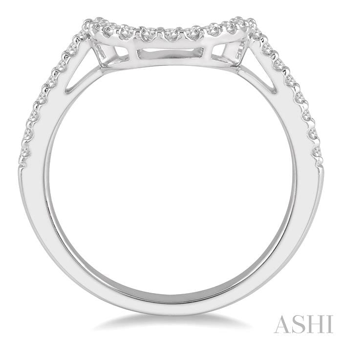 ASHI Curved Diamond Wedding Band 240H7PPFHWG-WB
