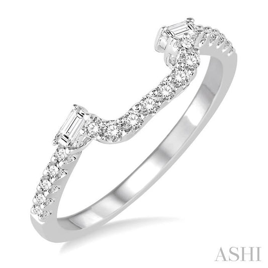 ASHI Diamond Wedding Band 241C6PPFVWG-WB