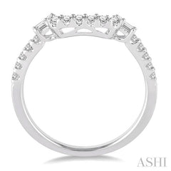 ASHI Diamond Wedding Band 241C6PPFVWG-WB