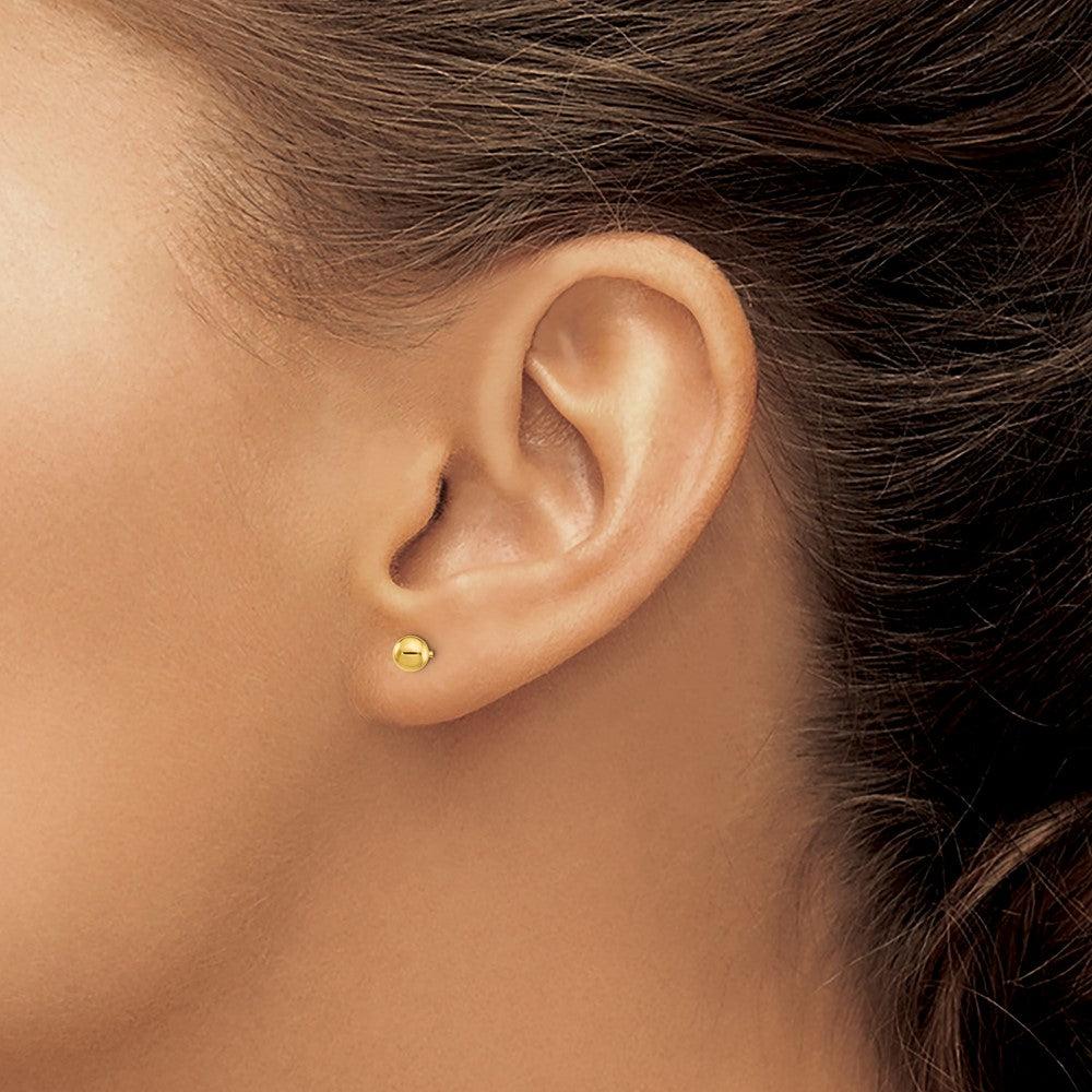 241E Inverness 18k 4mm Ball Post Earrings