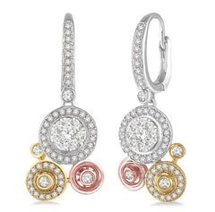 Parkplace Jewelers Round Shape Halo Lovebright Diamond Fashion Earrings 98412PPFHER3T