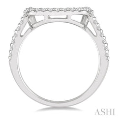 ASHI Curved Diamond Wedding Band 243H6PPFHWG-WB