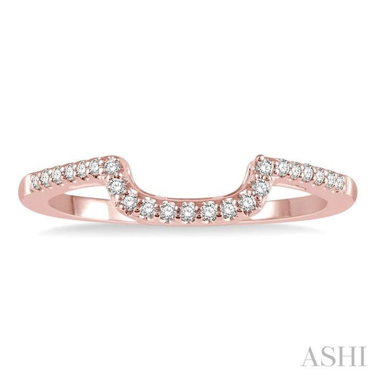 ASHI Curved Diamond Wedding Band 243H7PPFHPG-WB