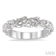 ASHI Diamond Wedding Band 24468PPFHWG-WB