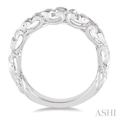 ASHI Diamond Wedding Band 24468PPFHWG-WB