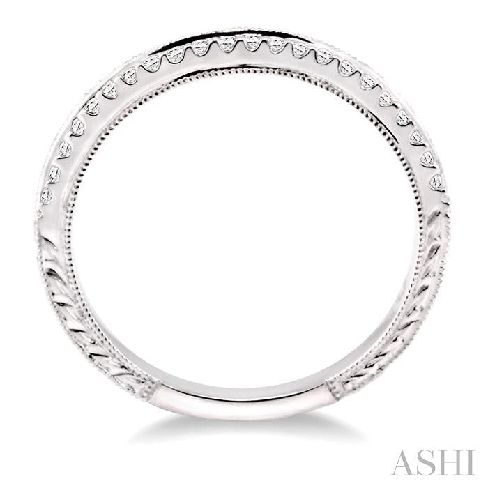 ASHI Diamond Wedding Band 24738PPFHWG-WB