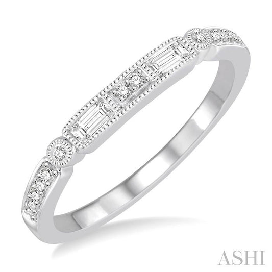 ASHI Diamond Wedding Band 247D7PPFHWG-WB