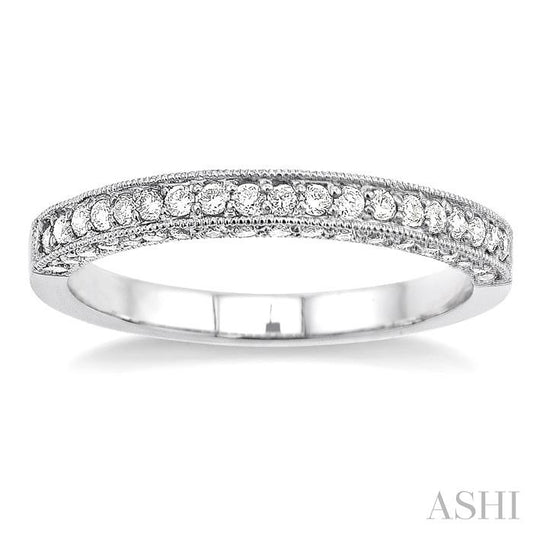 ASHI Diamond Wedding Band 25633PPFRW-WB