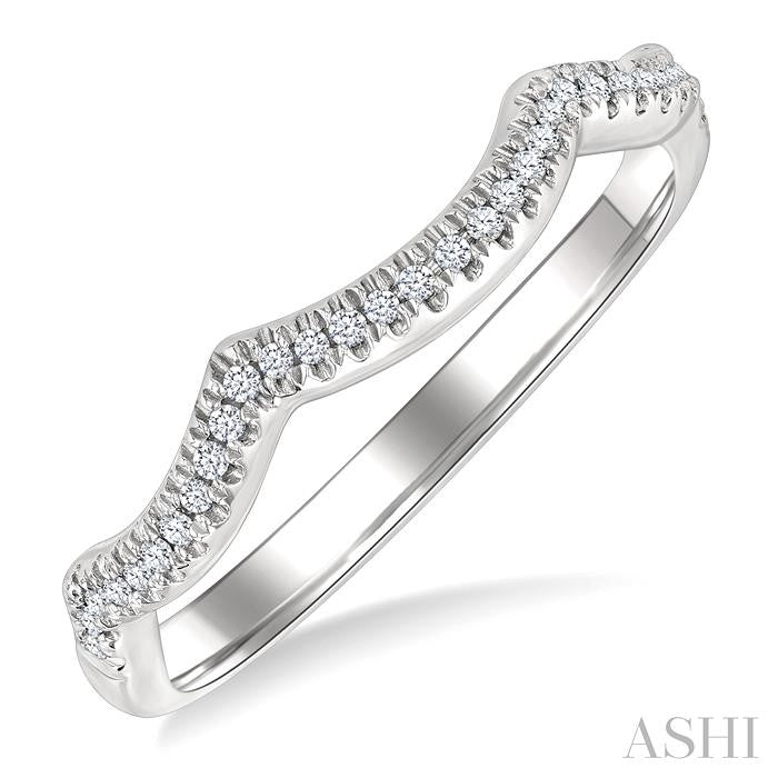 ASHI Diamond Wedding Band 257M8PPFGWG-WB
