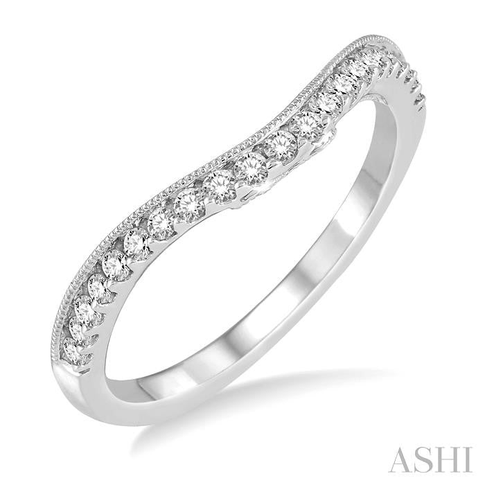 ASHI Diamond Wedding Band 258B6PPFVWG-WB