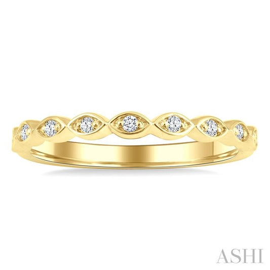 ASHI Diamond Wedding Band 259M8PPFGYG-WB