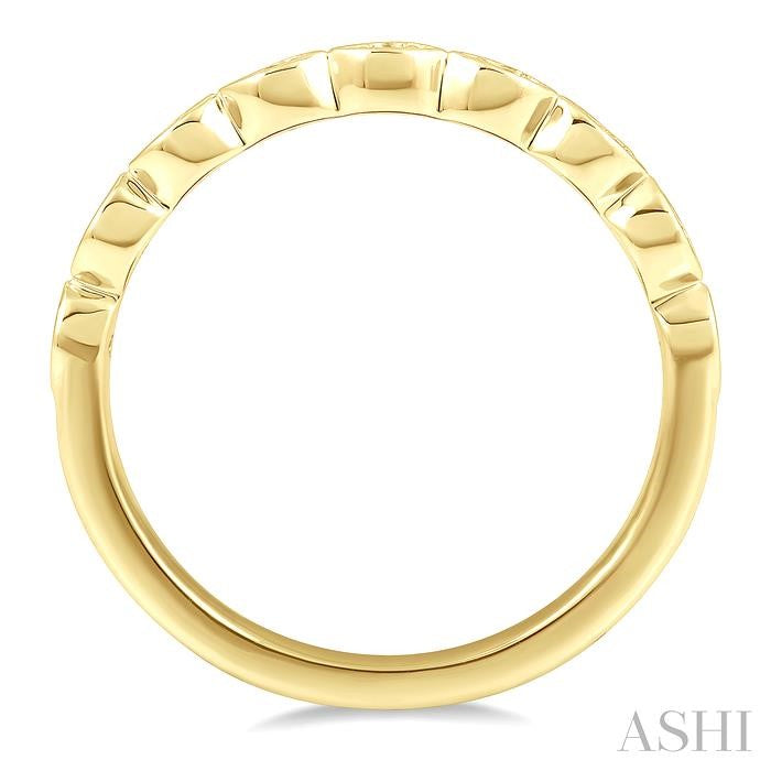 ASHI Diamond Wedding Band 259M8PPFGYG-WB