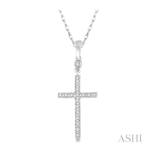 ASHI Cross Diamond Pendant 95718PPTXPDWG