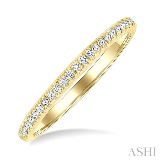 ASHI Diamond Wedding Band 260M8PPFGYG-WB