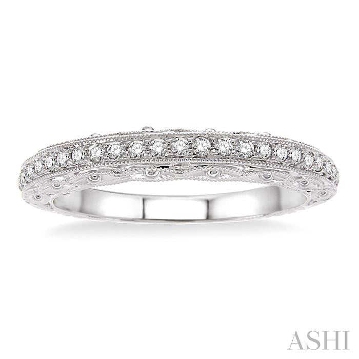 ASHI Diamond Wedding Band 26297PPFCWG-WB