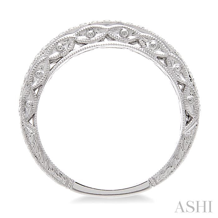 ASHI Diamond Wedding Band 26297PPFCWG-WB