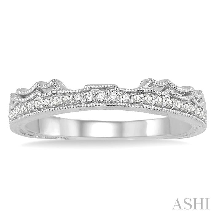 ASHI Diamond Wedding Band 262C8PPFHWG-WB