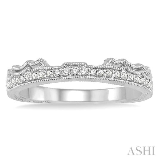 ASHI Diamond Wedding Band 262C8PPFHWG-WB