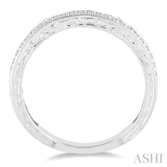 ASHI Diamond Wedding Band 262C8PPFHWG-WB