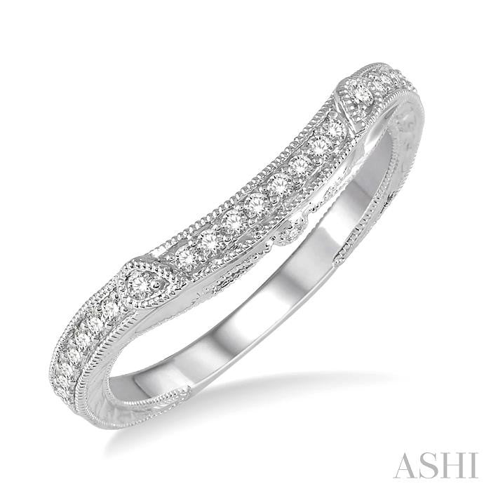 ASHI Diamond Wedding Band 262E8PPFVWG-WB