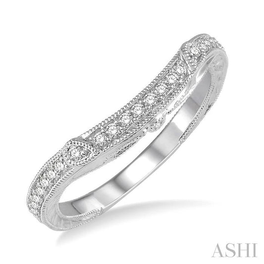 ASHI Diamond Wedding Band 262E8PPFVWG-WB