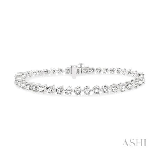 ASHI Diamond Tennis Bracelet 70726PPFGWG