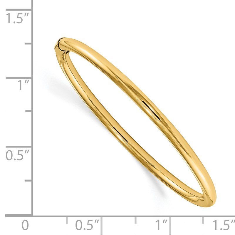 Quality Gold 14k Madi K 2.5mm Slip-on Baby Bangle GK546