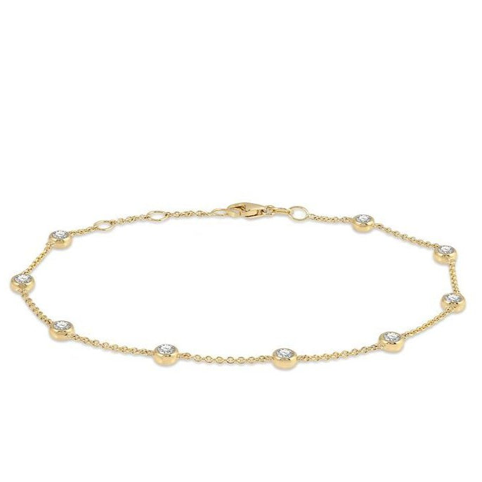 Parkplace Jewelers Diamond Station Chain Bracelet 700CVPPFGYG